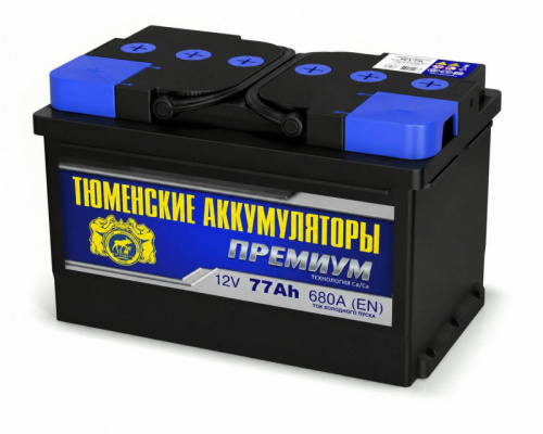 Аккумулятор Тюмень ПРЕМИУМ 6ст-77 п.п.