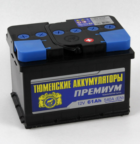 Аккумулятор Тюмень ПРЕМИУМ 6ст-61 о.п. (низкий)
