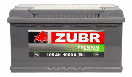 Аккумулятор ZUBR 6СТ-105 о.п. Premium